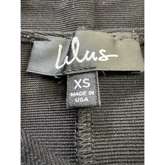 Lulu’s Little Black Mini Dress Bodycon Women's Sz XS Halter Stretch Spaghetti - Picture 5 of 7